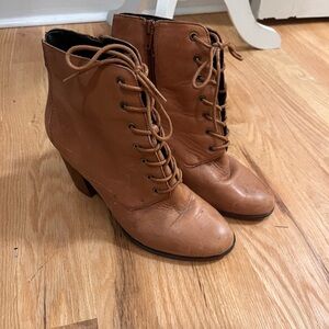 Aldo Tan Lace-Up Boots